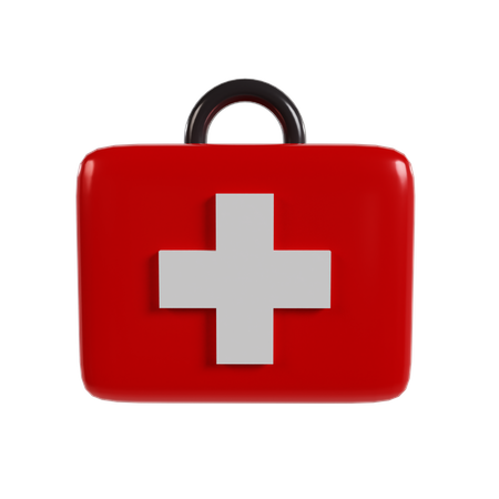 Kit médico de emergência  3D Icon