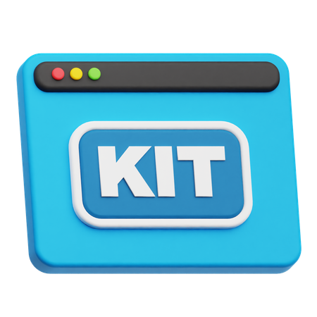 Kit Website  3D Icon