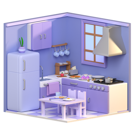 Kitchen  3D Icon