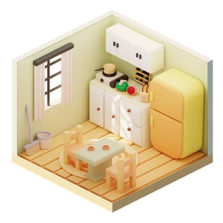 Kitchen  3D Icon