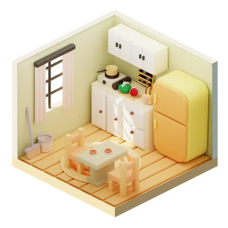 Kitchen  3D Icon