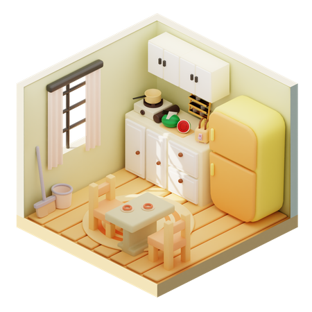Kitchen 3D Icon