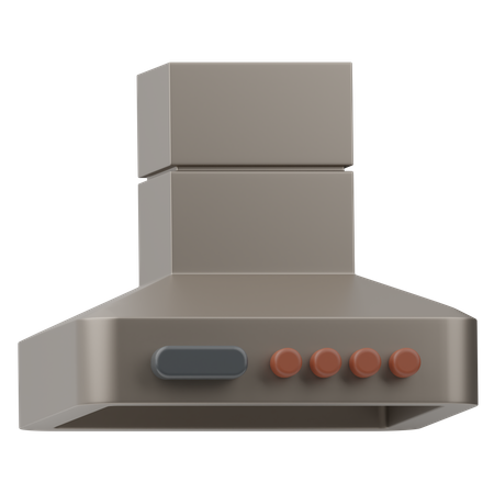 Kitchen Chimney  3D Icon