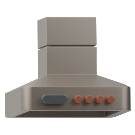 Kitchen Chimney  3D Icon