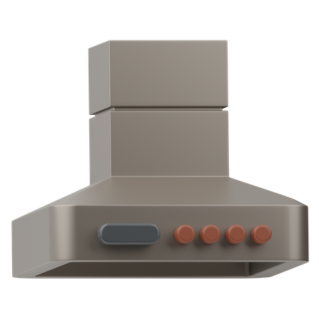 Kitchen Chimney  3D Icon