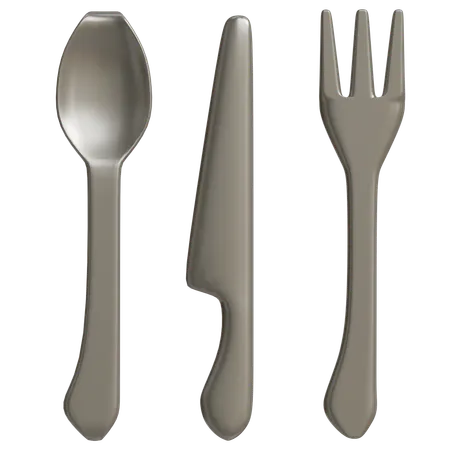 Kitchen Cutlery  3D Icon