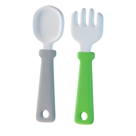 Kitchen Cutlery 3D Icon
