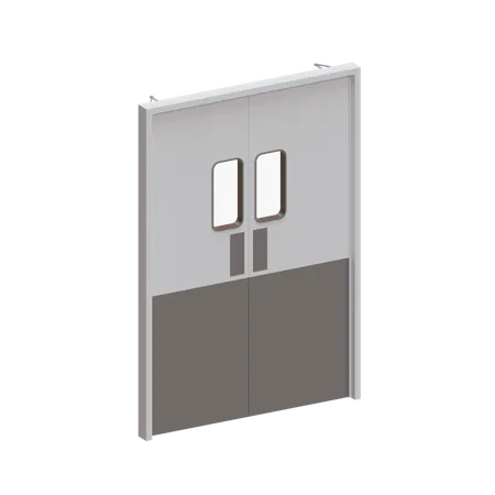 Kitchen Door 3 D Design Element Suitable For Interior Theme 3D Icon
