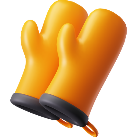 Kitchen Glove  3D Icon