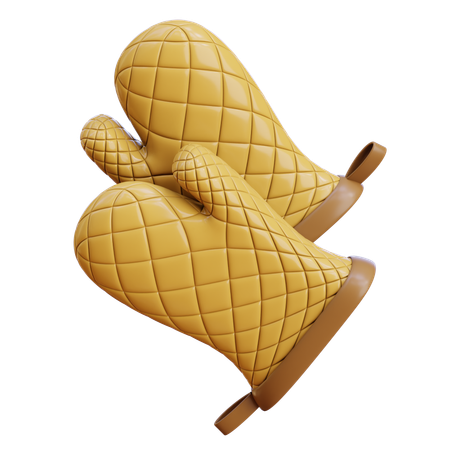 Kitchen Glove  3D Icon