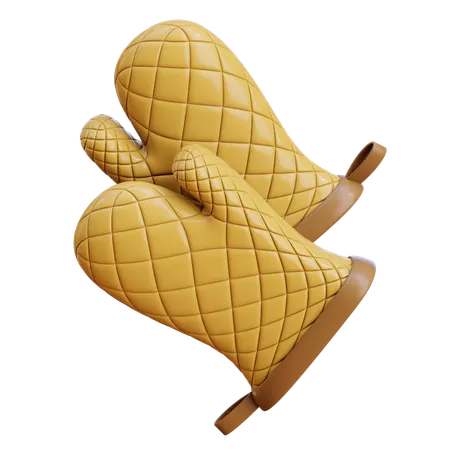 Kitchen Glove  3D Icon