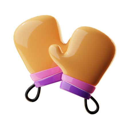 Kitchen Gloves  3D Icon