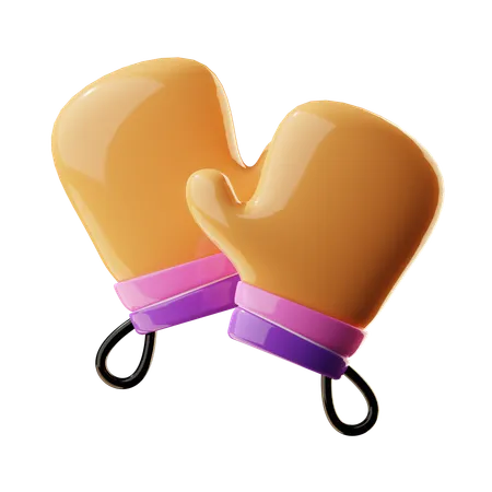 Kitchen Gloves  3D Icon