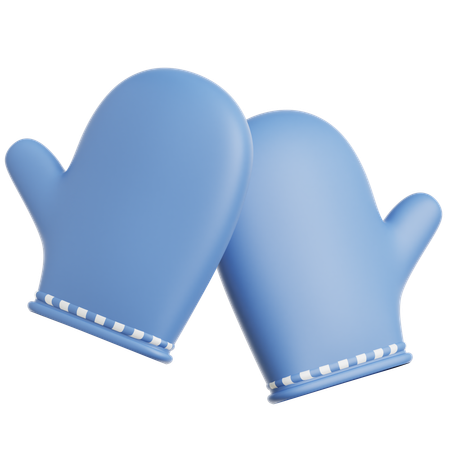 Kitchen Gloves  3D Icon