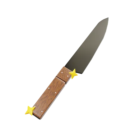 Kitchen Knife 3D Icon