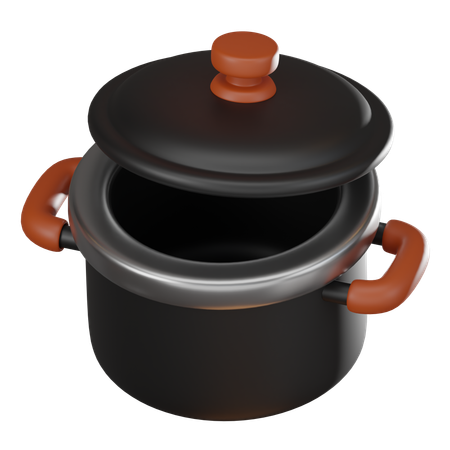 Kitchen Pot  3D Icon