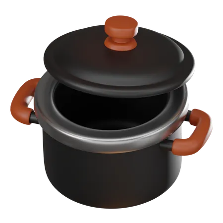 Kitchen Pot  3D Icon