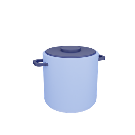 Kitchen Pot  3D Icon