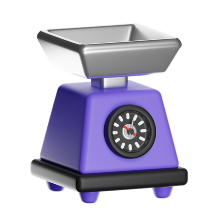 Kitchen scale  3D Icon