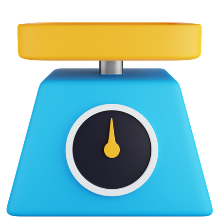 Kitchen Scale  3D Icon