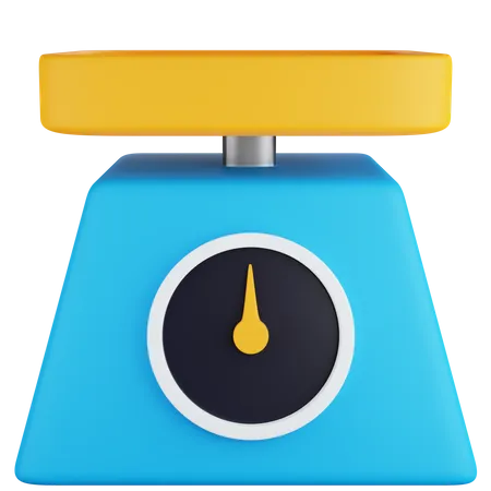 Kitchen Scale  3D Icon