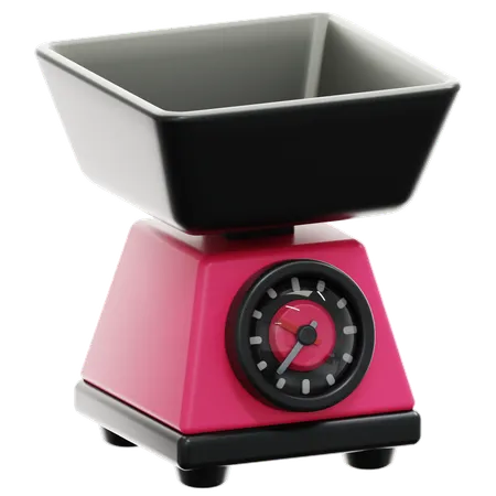 Kitchen Scale  3D Icon