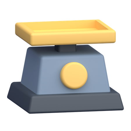 Kitchen Scale  3D Icon