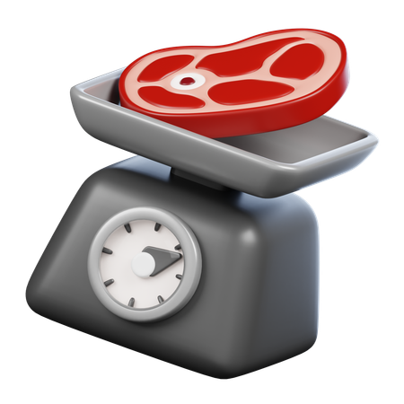 Kitchen Scale  3D Icon