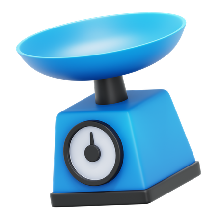 Kitchen Scale  3D Icon