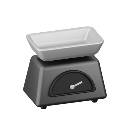 Kitchen Scale  3D Icon