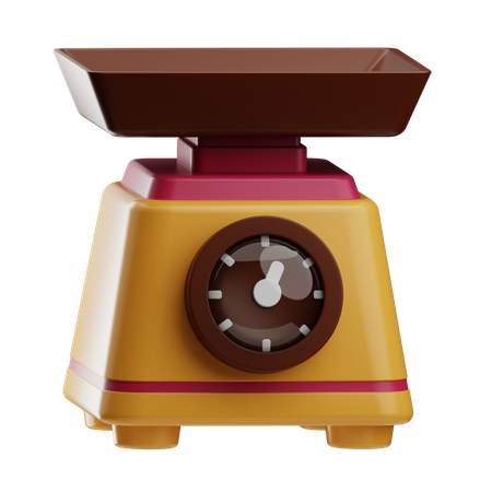 Kitchen Scale  3D Icon