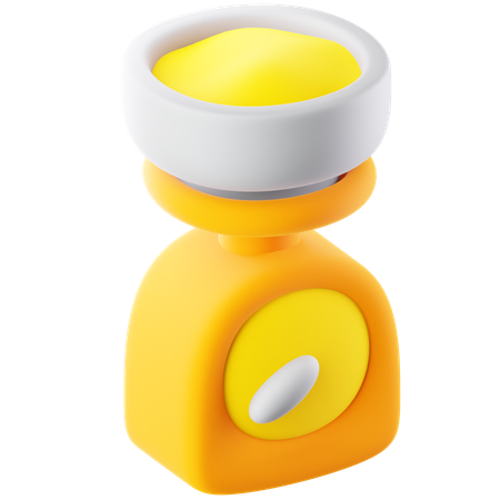 Kitchen Scale  3D Icon