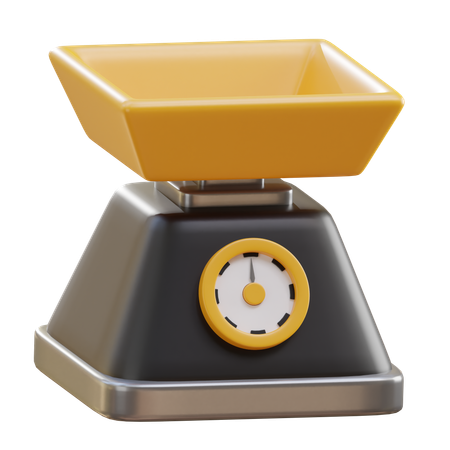 Kitchen Scale  3D Icon