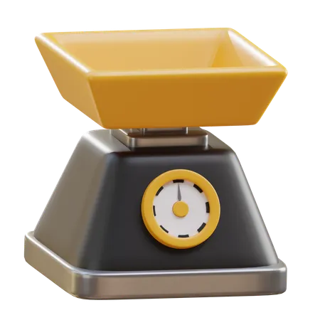 Kitchen Scale  3D Icon