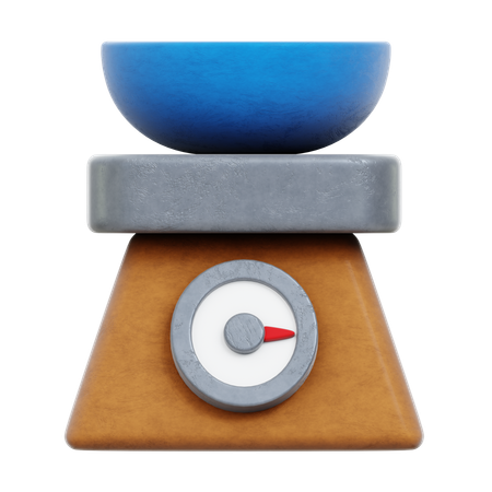 Kitchen Scale  3D Icon