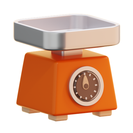 Kitchen Scale  3D Icon
