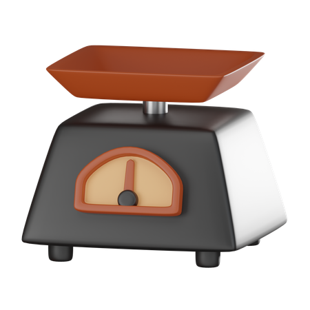 Kitchen Scales  3D Icon