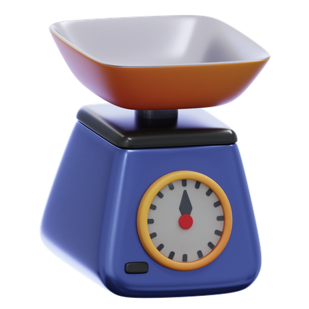 Kitchen Scales  3D Icon