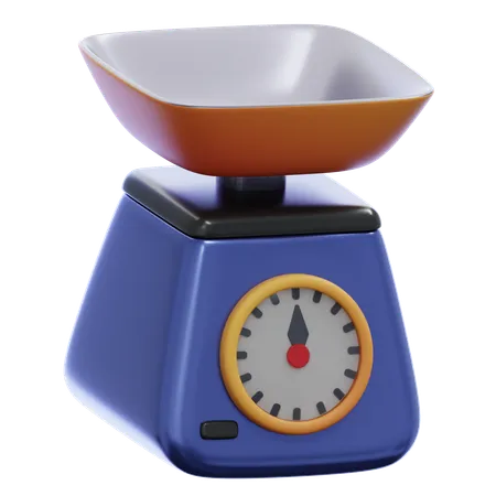 Kitchen Scales  3D Icon