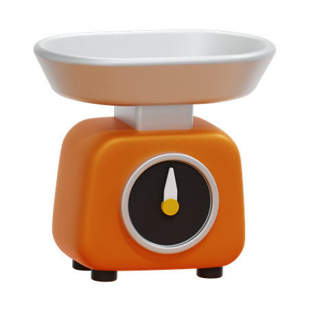 Kitchen Scales  3D Icon