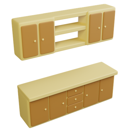 Kitchen Set  3D Icon