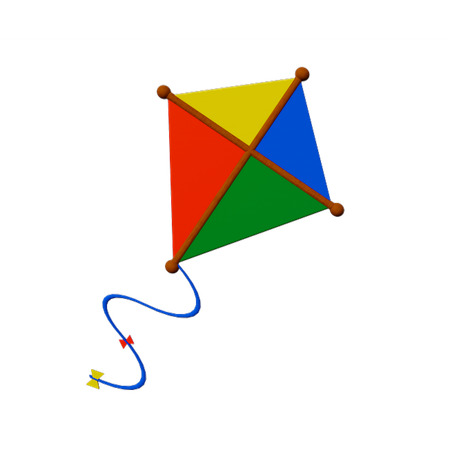 Kite  3D Icon