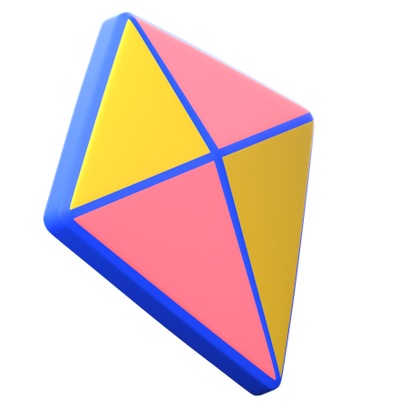 Kite  3D Icon