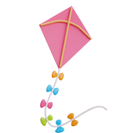 Kite  3D Icon
