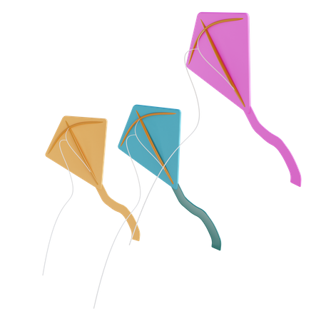 Kite  3D Icon