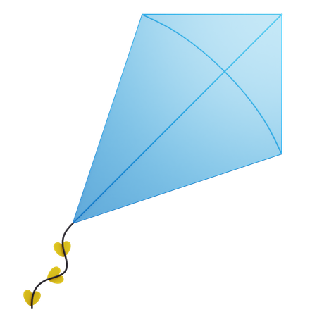 Kite  3D Icon