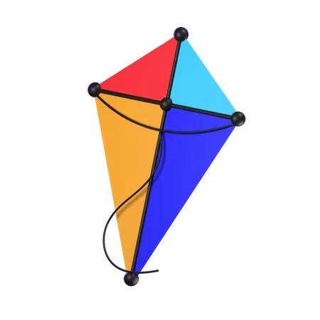 Kite  3D Icon