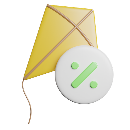 Kite  3D Icon