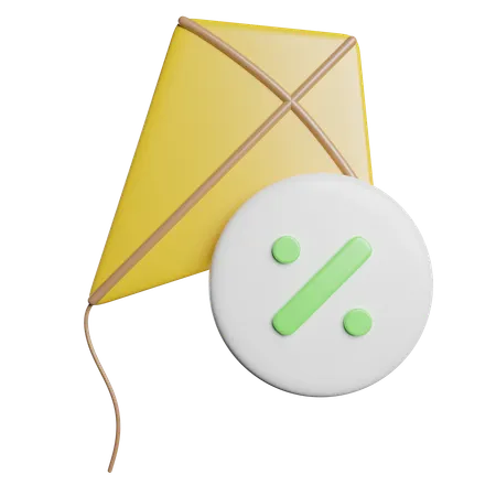 Kite  3D Icon