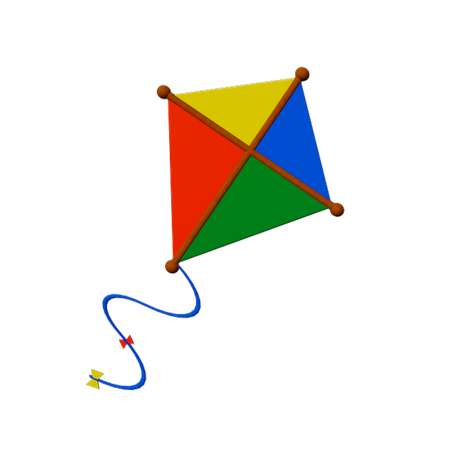 Kite  3D Icon